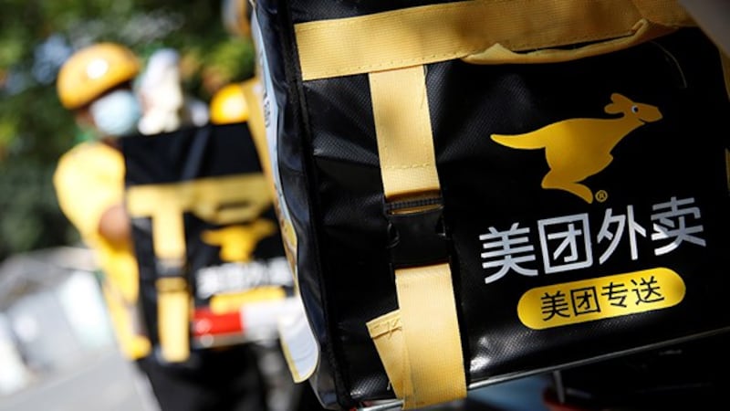 疫情下大陆外卖业绩大幅成长(路透社)